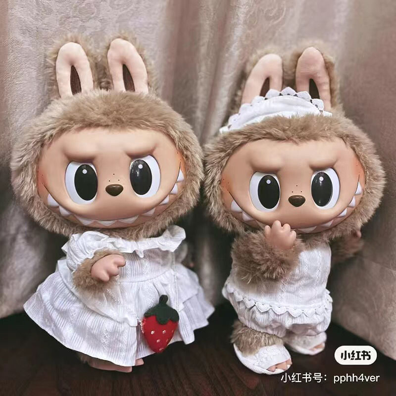 POP MART LABUBU The Monsters Plush Cute Clothing Set 38cm POP MART LABUBU The Monsters Plush Cute Clothing Set 38cm