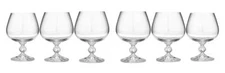 Crystalex 40149-250 8.25 oz 250ml Claudia Brandy Glasses, Set of 6