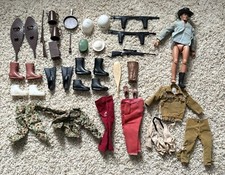 Vintage 1973 Gabriel The Lone Ranger w/ Accessories Some GI Joe And Tonto