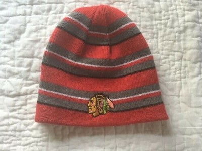 red and white striped stocking hat