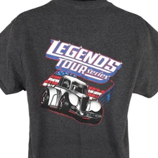 Hot Rod Racing T Shirt Mens Size Large Gray Legends Of The Pacific
