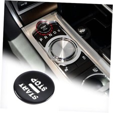 Car Push Start Button Cover Compatible with Jaguar XF 2008-2015, Car Black