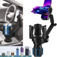 Universal Cup Holder Car Mount Cradle 360  For Cell Phone Drink Organizer Holder