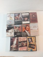 Lot Of 11 Classic Country Cassette tapes 70's 80's 90's Waylon Haggard