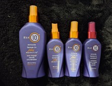 Lot Of 4 It's a 10 Miracle Leave-In Plus Keratin Spray Anti-Frizz 4 fl oz