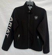 Ariat Mens Small Jacket Black Full Zip Pockets