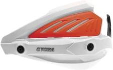 Cycra Voyager Handguards - White/Orange Motorcycle Street Bike 1CYC-7904-229