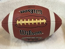 Wilson Official Size Football Composite Leather Brown Pre-Owned