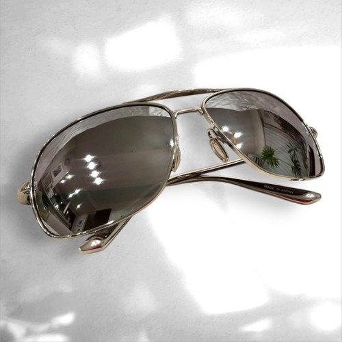 DITA Flight 002 Silver Teardrop Sunglasses Mirror Lens Case Included