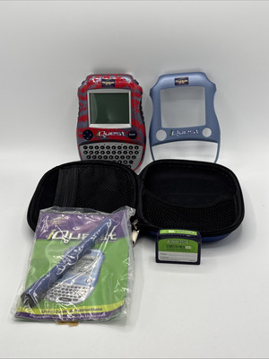 Quantum Leap Frog IQuest Handheld W/5th-8th Grade Cartridge, Case, & Faceplate