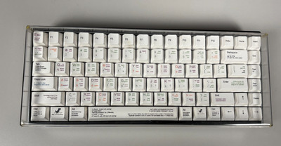 KBDFans Custom Keyboard 65% ALL WHITE Tastatur USB-C Anschluss