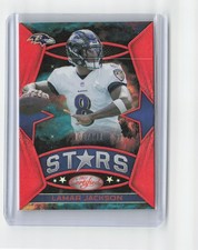 2021 Panini Certified #CS-21 Lamar Jackson Certified Stars Mirror Orange #/149