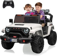 24V 2 Seater Kids Ride on Car Electric Vehicle w/ Remote control for Kids White