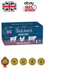 Adult Dog Food Recipes in Jelly - 400g Cans with Salmon Oil for Vitality, 6-Pack 3.75 per kilo