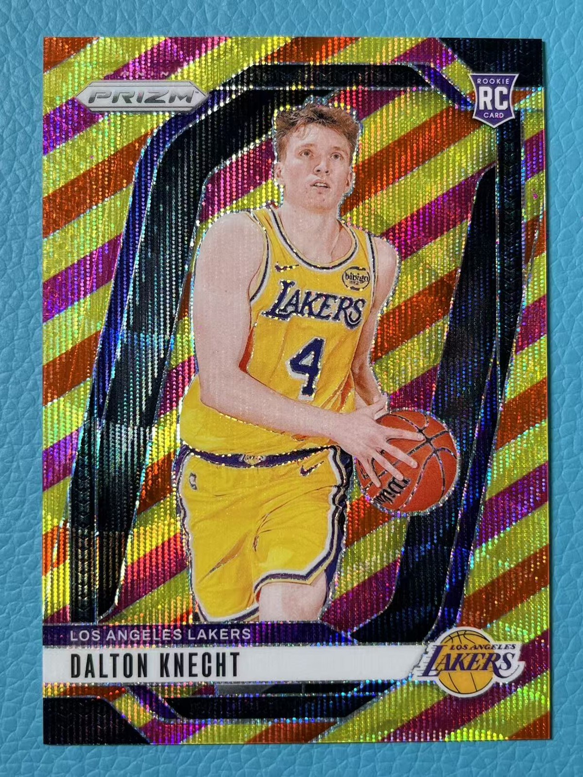 Dalton Knecht 2024-25 Panini Prizm 07/88 Multi Wave RC #238