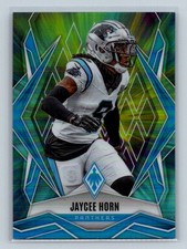 2025 Panini Phoenix #106 Jaycee Horn Color Burst Prizm #/10 Carolina Panthers