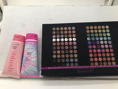 SHANY 120 Color Eyeshadow Palette Nude Neon + Rue21 Hand Cream Set