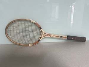Raquette De Tennis Vintage Slazenger Challenge – Bois, Années 60, Avec Housse