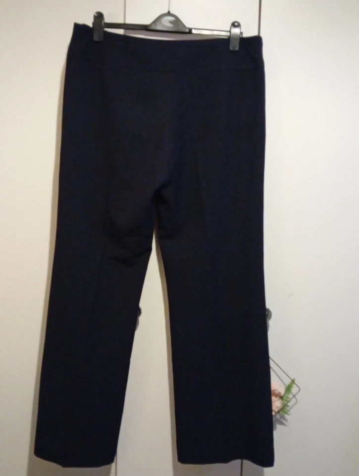 Autonomy Size 16 Navy Wide Leg Smart Trousers Excellent Condition - Image 4 of 4