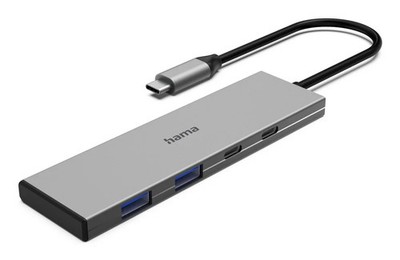 Hama USB-C Hub 4 Ports 2x USB-A 2x USB-C USB 3.2 Gen2 10Gb S P