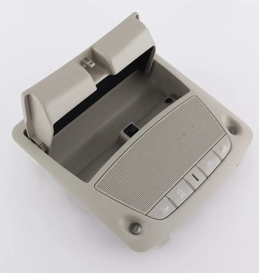13 - 16 Nissan Pathfinder Overhead Console Map Lights Storage Gray