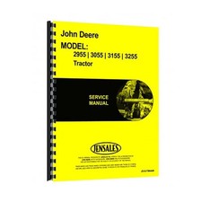 Service Manual Fits John Deere 2955 3055 3155 3255