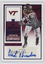 2016 Panini Contenders Draft Picks Blue Foil Dadi Lhomme Nicolas Rookie Auto RC