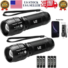 Lighting EVER LED Flashlights High Lumens,Small Flashlight, Waterproof,Outdoor