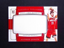 2021-22 Panini National Treasures Alperen Sengun RC Rookie Jumbo Patch /99