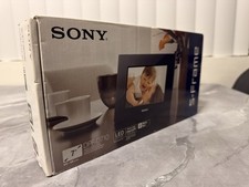 Sony Digital Picture Frame Black NIB DPF-D710 7 inch Screen S-Frame