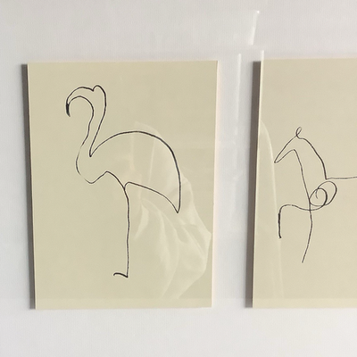 2009 Ikea Olunda Pablo Picasso Animal Lithography Prints Black