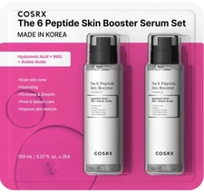 COSRX 6X  PEPTIDE COLLAGEN TONER BOOSTER SERUM 2 PK / 5.07 FL OZ EACH