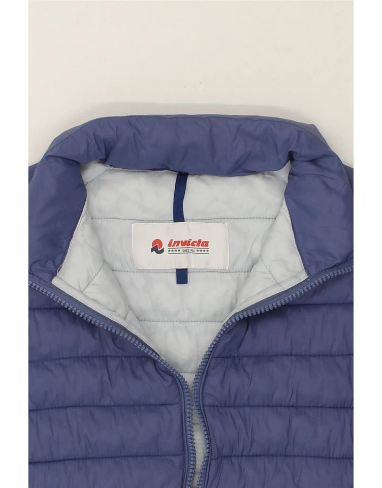 Chaqueta acolchada INVICTA para hombre Reino Unido 38 azul medio poliamida HO05 Foto 3 de 3