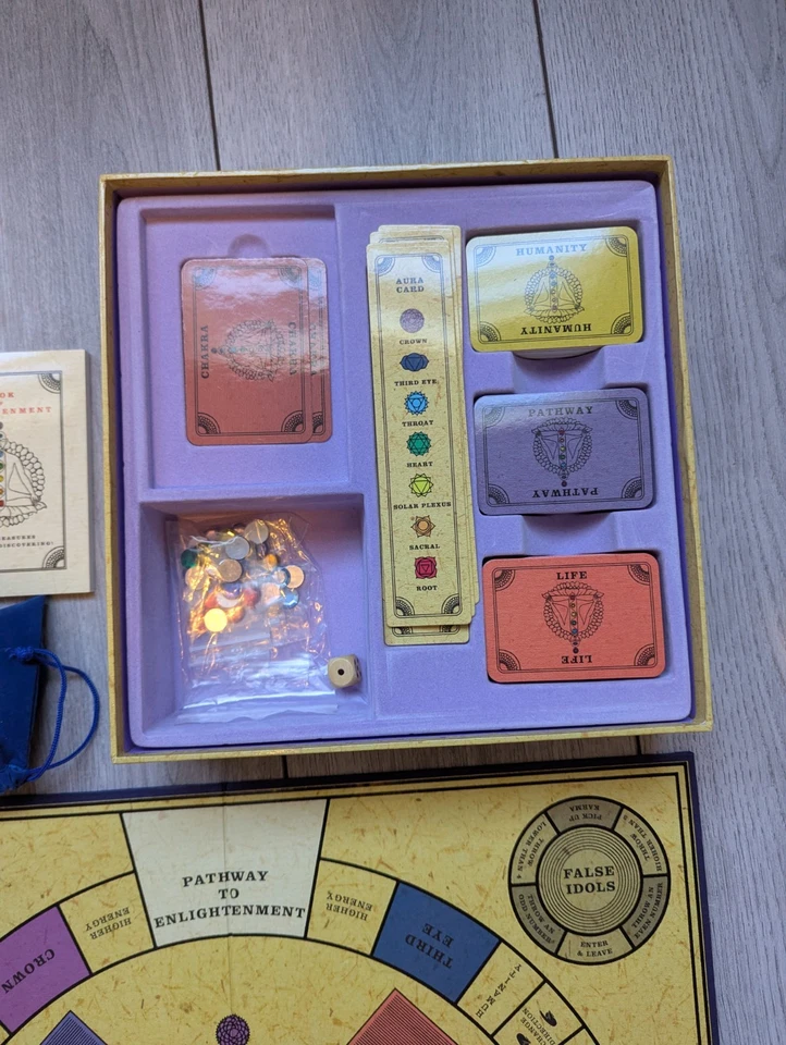 Gift Of Enlightenment Spiritual gifts crystal Chakra new age Board Game unused - Image 3 of 4