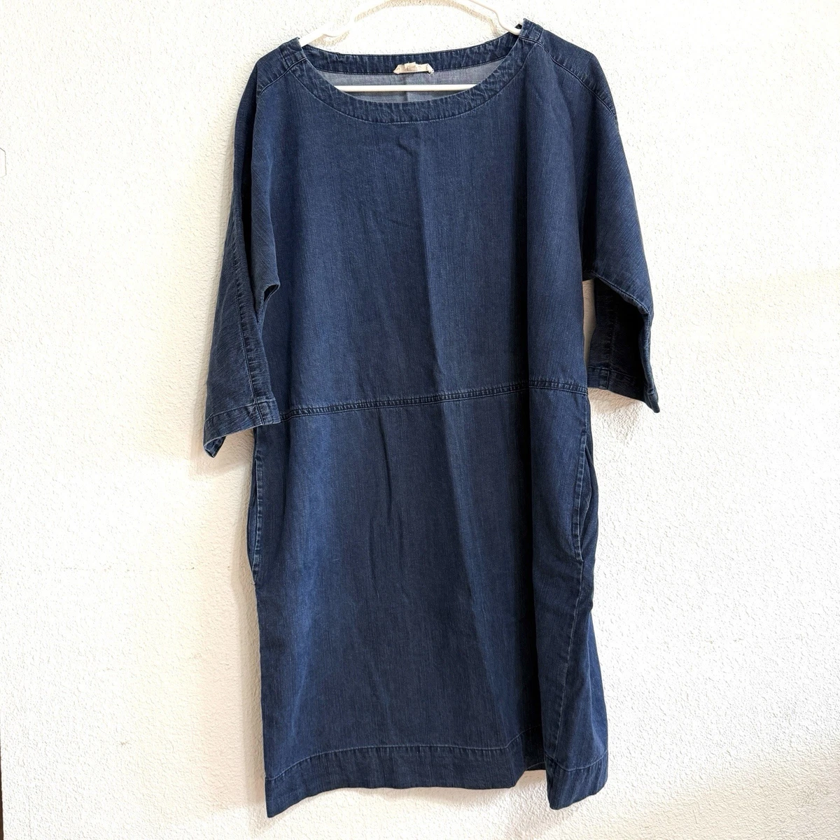 white christmas dresses Eileen Fisher Dress Denim L main image 0