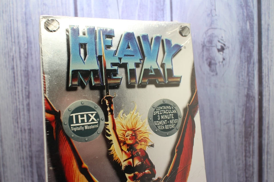 RARE Heavy Metal VHS Tape NEW SEALED 1996 THX Hype Sticker Cartoon Adult Fantasy - Image 2 of 4