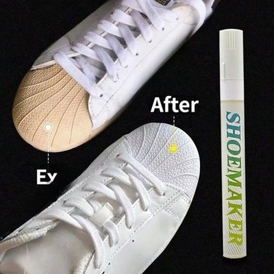 1 Stück Schuhe Aufhellung & Schwarz Farbe Wiederherstellungsstift Trainer Sneaker Schuhpflegeset UK