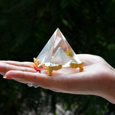 Wunsch Orgon Wirbel Pyramide Glück Schutz Tachyon SUPREME Power Positive...