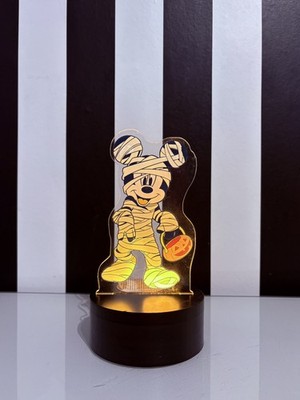   Mickey Mouse Halloween Mumie Leucht Deko Lichter Disney Deko Lampe