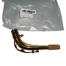 TUOREN Brass Saxophone Bend Neck Port Diameter Gold Instrument Assembly Alto