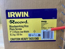 IRWIN RECORD T52PD Woodworking Vice 7” /175mm jaw width. Brand new in box.