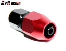 New 1Pcs AN-4 AN4 0 Degree Swivel Fuel Oil Gas Line Hose End Fitting Adapter Red