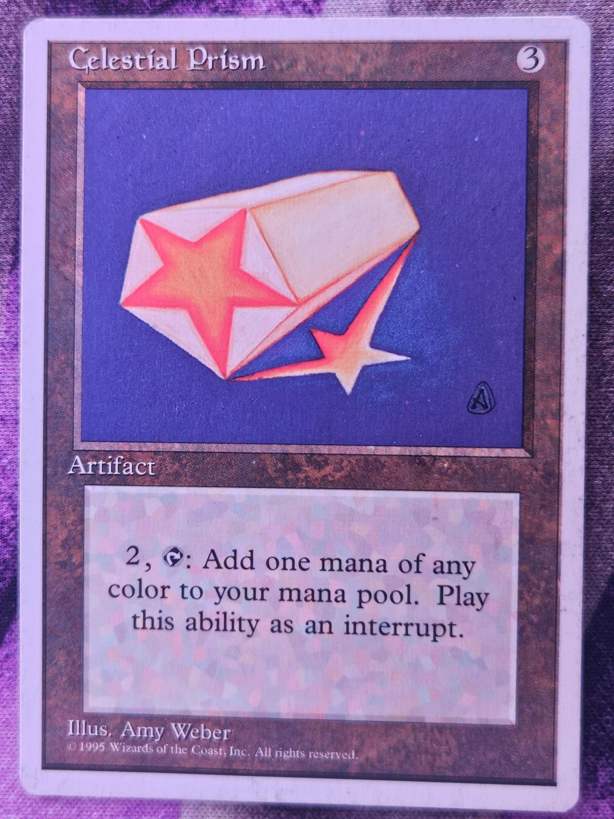 Celestial Prism Uncommon Fourth Edition Magic: The Gathering Moderately Played