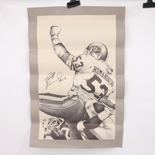 Bill Romanowski Signed Poster 49ers #53 Daniel Quigley Art Print Football