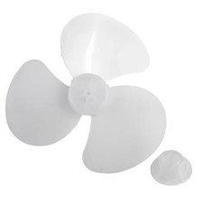 35Cm Plastic Fan Blade Three Leaves Electric Fan Accessories with Nut Cover for 