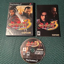 Onimusha 3: Demon Siege (Sony PlayStation 2, 2004) CIB W/ Manual