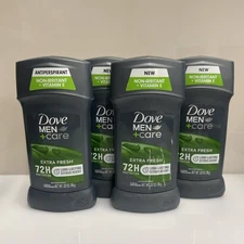 4X Dove Men+Care Antiperspirant Deodorant, Extra Fresh, 2.7 Oz Exp: 02-26+