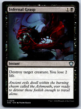 Infernal Grasp Commander: Secrets of Strixhaven NM U 216 SOC