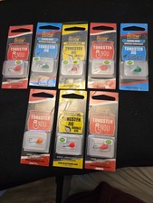 Acme Tackle Tungsten Slider Jig Lot Of 8- Pendu Jig Ice Fishing Glow In The Dark