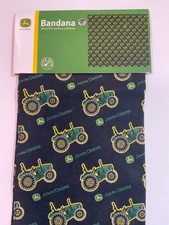 Official Licensed John Deere Bandana/Handkerchief 100% cotton, 21”x21”